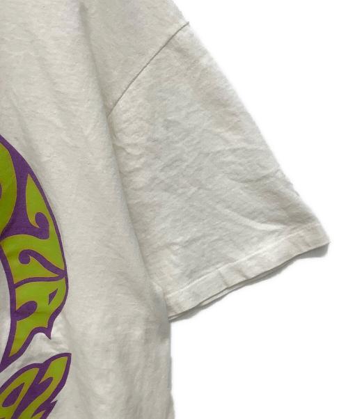 Hanes（ヘインズ）Hanes (ヘインズ) 1992年 LOLLAPALOOZA プリントTシャツ ホワイト×パープル サイズ:XL 46-48の古着・服飾アイテム