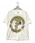 Hanes（ヘインズ）の古着「1992年 LOLLAPALOOZA プリントTシャツ」｜ホワイト×パープル