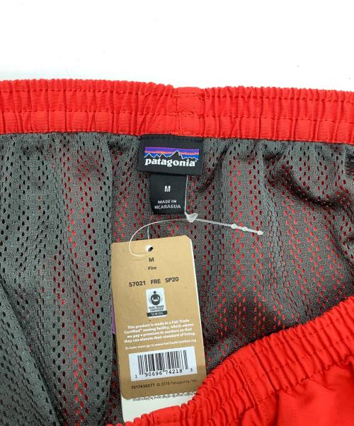 Patagonia（パタゴニア）Patagonia (パタゴニア) 5インチ バギーズショートパンツ レッド サイズ:Ｍ 未使用品の古着・服飾アイテム