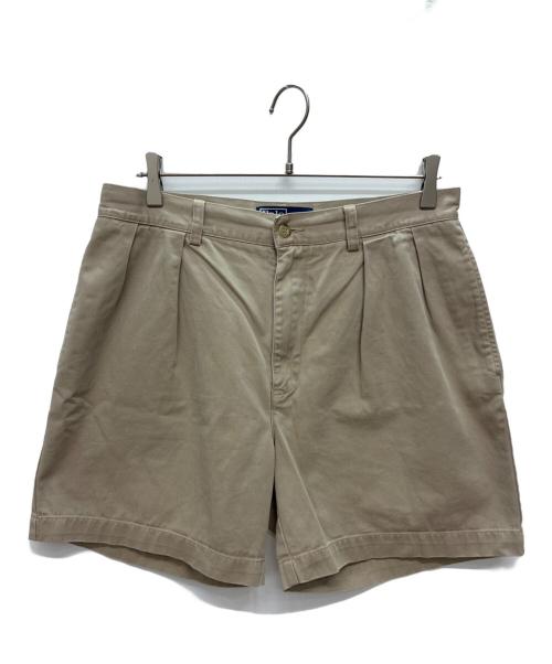 POLO RALPH LAUREN（ポロ・ラルフローレン）POLO RALPH LAUREN (ポロ・ラルフローレン) ANDREW SHORT 2タックハーフパンツ ベージュ サイズ:33の古着・服飾アイテム