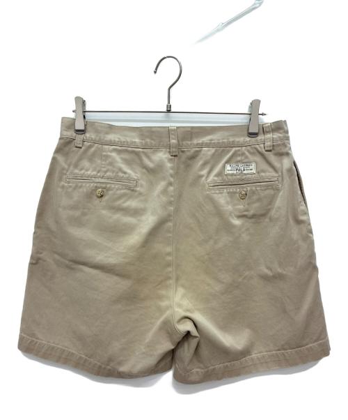 POLO RALPH LAUREN（ポロ・ラルフローレン）POLO RALPH LAUREN (ポロ・ラルフローレン) ANDREW SHORT 2タックハーフパンツ ベージュ サイズ:33の古着・服飾アイテム