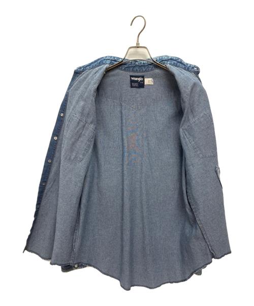 Wrangler（ラングラー）Wrangler (ラングラー) 70127MW USA製 デニムウエスタンシャツ インディゴ サイズ:17-35の古着・服飾アイテム