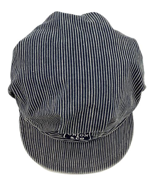 RRL（ダブルアールエル）RRL (ダブルアールエル) キャスケット ブルー×ホワイトの古着・服飾アイテム