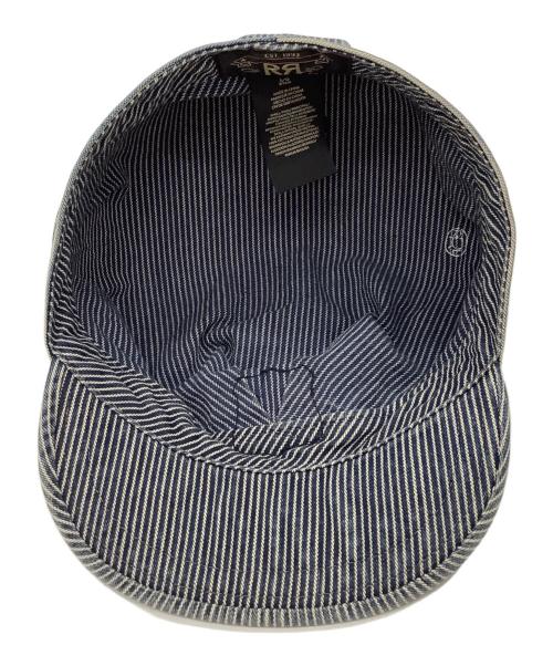 RRL（ダブルアールエル）RRL (ダブルアールエル) キャスケット ブルー×ホワイトの古着・服飾アイテム