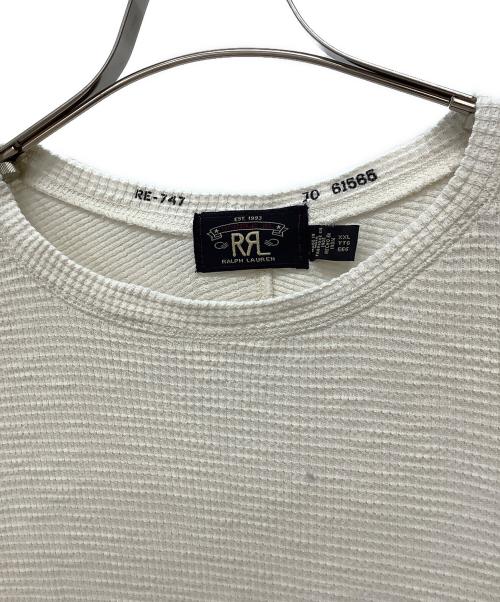 RRL（ダブルアールエル）RRL (ダブルアールエル) 長袖カットソー ホワイト サイズ:XXLの古着・服飾アイテム