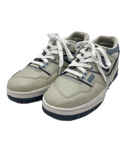NEW BALANCE（ニューバランス）NEW BALANCE (ニューバランス) ローカットスニーカー ベージュ×ブルー サイズ:26の古着・服飾アイテム