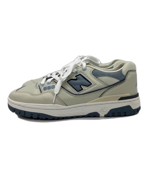 NEW BALANCE（ニューバランス）NEW BALANCE (ニューバランス) ローカットスニーカー ベージュ×ブルー サイズ:26の古着・服飾アイテム