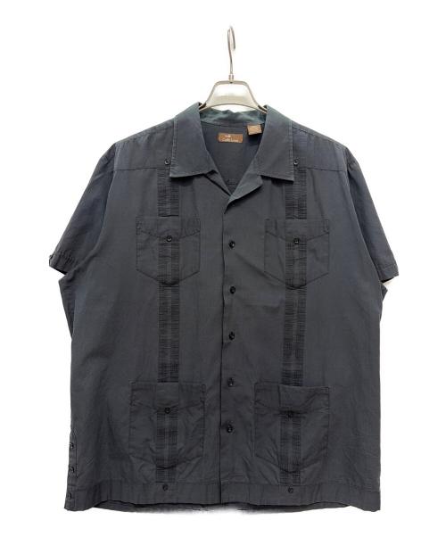 Cafe Luna（Cafe Luna）Cafe Luna (Cafe Luna) 半袖シャツ/キューバシャツ ブラック サイズ:XLの古着・服飾アイテム