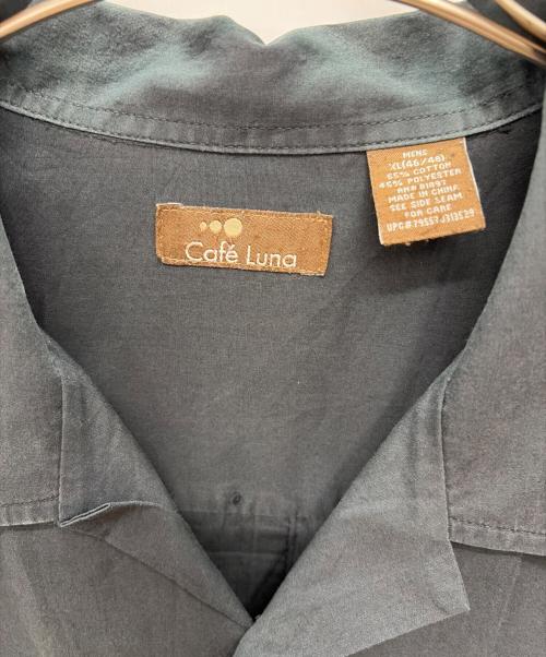 Cafe Luna（Cafe Luna）Cafe Luna (Cafe Luna) 半袖シャツ/キューバシャツ ブラック サイズ:XLの古着・服飾アイテム