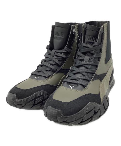 PUMA（プーマ）PUMA (プーマ) KYRON MID WS WN’S ブラック×グリーン サイズ:23.5の古着・服飾アイテム