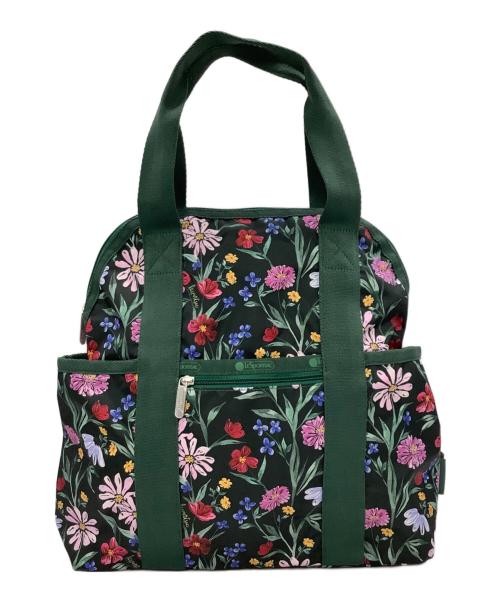 LeSportsac（レスポートサック）LeSportsac (レスポートサック) DOUBLE TROUBLE BACKPACK グリーンの古着・服飾アイテム