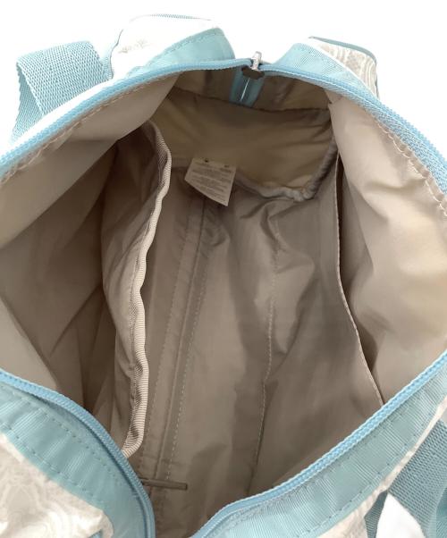 LeSportsac（レスポートサック）LeSportsac (レスポートサック) EVERYDAY SM SATCHEL ブルー×ホワイトの古着・服飾アイテム