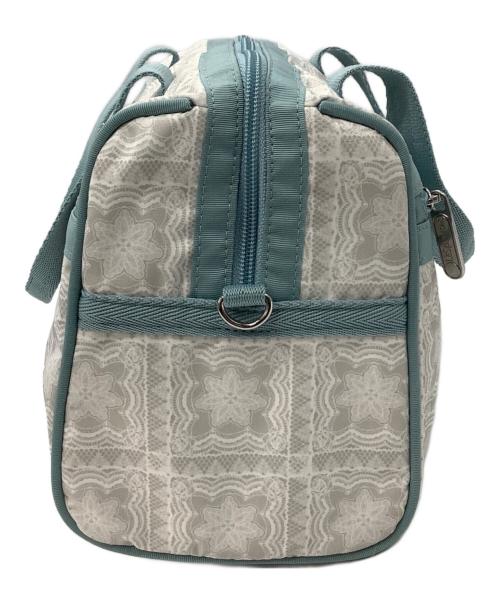 LeSportsac（レスポートサック）LeSportsac (レスポートサック) EVERYDAY SM SATCHEL ブルー×ホワイトの古着・服飾アイテム