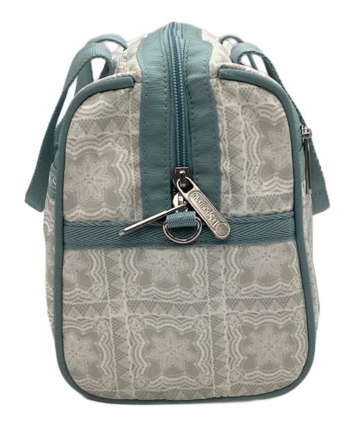 LeSportsac（レスポートサック）LeSportsac (レスポートサック) EVERYDAY SM SATCHEL ブルー×ホワイトの古着・服飾アイテム