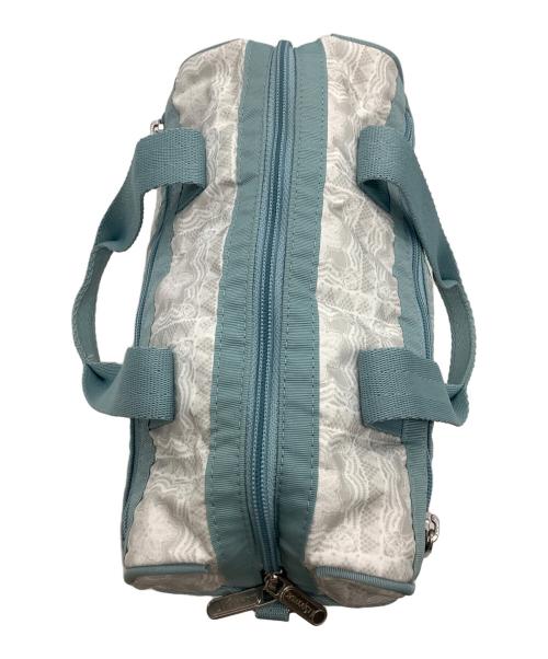 LeSportsac（レスポートサック）LeSportsac (レスポートサック) EVERYDAY SM SATCHEL ブルー×ホワイトの古着・服飾アイテム