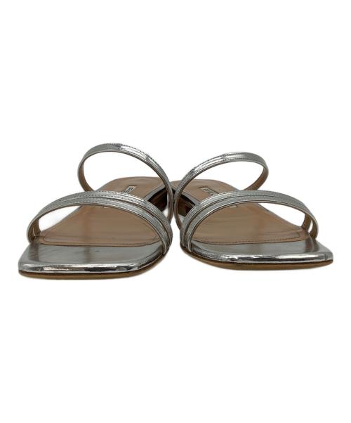PELLICO（ペリーコ）PELLICO (ペリーコ) フラットサンダル シルバー サイズ:38の古着・服飾アイテム