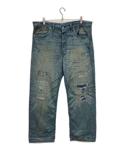 RRL（ダブルアールエル）RRL (ダブルアールエル) 5-Pocket Plainfield Selvedge Jean ブルー サイズ:38×32の古着・服飾アイテム