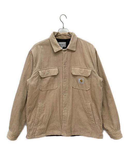 Carhartt WIP（カーハート ワークインプログレス）Carhartt WIP (カーハート ワークインプログレス) コーデュロイジャケット ベージュ サイズ:Lの古着・服飾アイテム