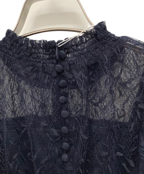 Rire Fete（リルフェテ）RIRE FETE (リルフェテ) ノースリーブワンピース ネイビー サイズ:9の古着・服飾アイテム