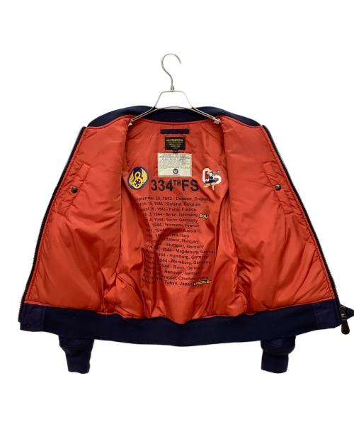 AVIREX（アヴィレックス）AVIREX (アヴィレックス) L-2Bフライトジャケット ネイビー サイズ:Lの古着・服飾アイテム