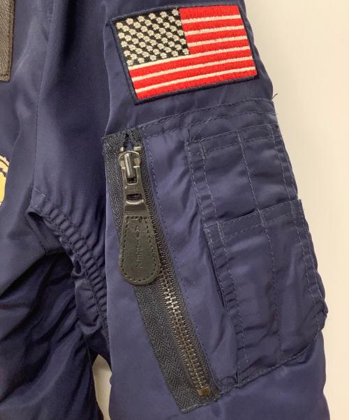 AVIREX（アヴィレックス）AVIREX (アヴィレックス) L-2Bフライトジャケット ネイビー サイズ:Lの古着・服飾アイテム