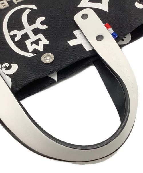 CASTELBAJAC（カステルバジャック）CASTELBAJAC (カステルバジャック) ハンドバッグ ブラック×ホワイトの古着・服飾アイテム