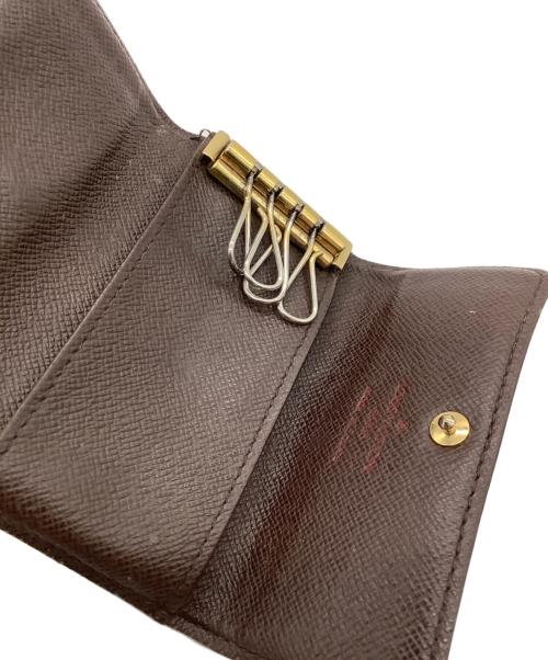 LOUIS VUITTON（ルイ ヴィトン）LOUIS VUITTON (ルイ ヴィトン) キーケース ミュルティクレ4 ダミエ ブラウンの古着・服飾アイテム