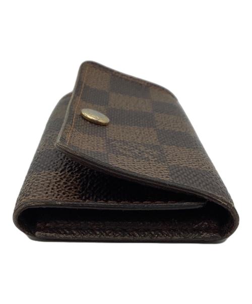 LOUIS VUITTON（ルイ ヴィトン）LOUIS VUITTON (ルイ ヴィトン) キーケース ミュルティクレ4 ダミエ ブラウンの古着・服飾アイテム