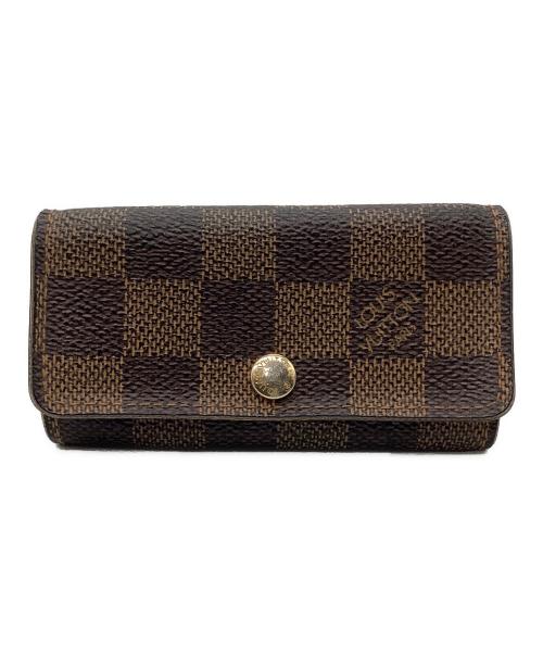 LOUIS VUITTON（ルイ ヴィトン）LOUIS VUITTON (ルイ ヴィトン) キーケース ミュルティクレ4 ダミエ ブラウンの古着・服飾アイテム