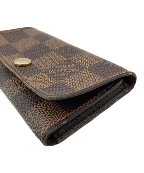 LOUIS VUITTON（ルイ ヴィトン）LOUIS VUITTON (ルイ ヴィトン) キーケース ミュルティクレ4 ダミエ ブラウンの古着・服飾アイテム