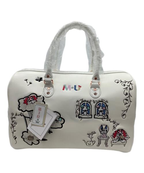 M U SPORTS（エムユースポーツ）M U SPORTS (エムユースポーツ) 30周年限定モデルボストンバック ホワイト 未使用品の古着・服飾アイテム