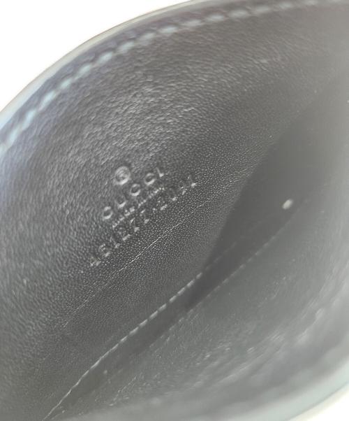 GUCCI（グッチ）GUCCI (グッチ) カードケース ベージュ×ブラックの古着・服飾アイテム