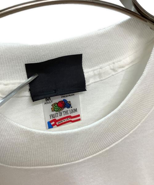 VANS（ヴァンズ）VANS (バンズ) 90s USA製 OLD SKATE プリントTシャツ ホワイト×ブラック サイズ:Mの古着・服飾アイテム