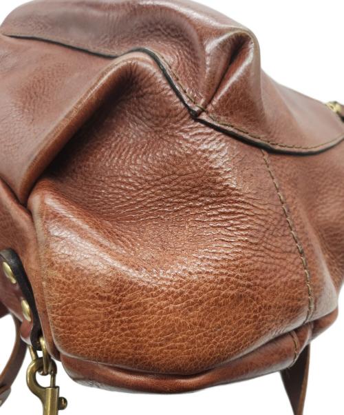 Herz（ヘルツ）Herz (ヘルツ) レザーリュック　わんぱくリュック(R-144) Lサイズ ブラウンの古着・服飾アイテム