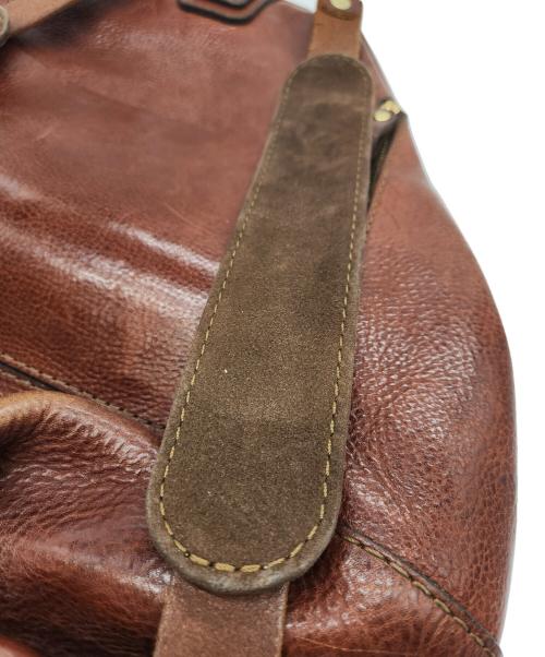 Herz（ヘルツ）Herz (ヘルツ) レザーリュック　わんぱくリュック(R-144) Lサイズ ブラウンの古着・服飾アイテム