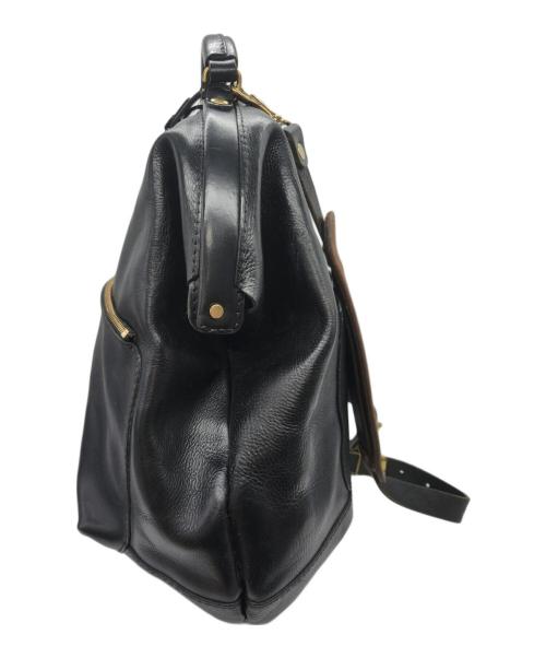 Herz（ヘルツ）Herz (ヘルツ) レザーリュック　わんぱくリュック(R-144) ブラックの古着・服飾アイテム
