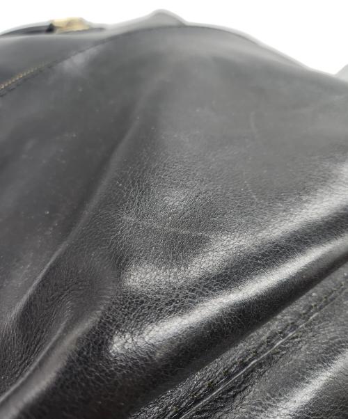 Herz（ヘルツ）Herz (ヘルツ) レザーリュック　わんぱくリュック(R-144) ブラックの古着・服飾アイテム