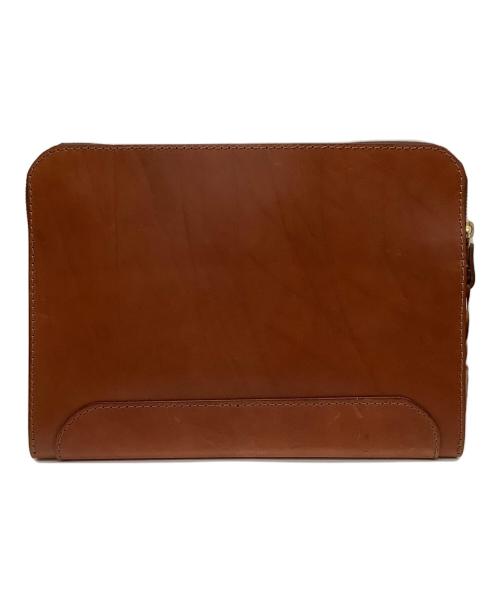 Herz（ヘルツ）Herz (ヘルツ) クラッチバッグ ブラウンの古着・服飾アイテム