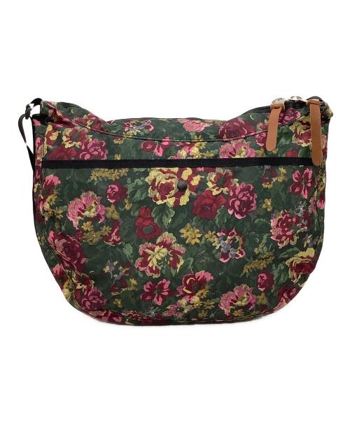 GREGORY（グレゴリー）GREGORY (グレゴリー) サッチェル ショルダーバッグ ピンク×グリーンの古着・服飾アイテム