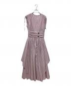 Snidelスナイデル）の古着「ノースリーブ・キャミソールワンピース」｜レッド