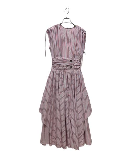 Snidel（スナイデル）Snidel (スナイデル) ノースリーブ・キャミソールワンピース レッド サイズ:1の古着・服飾アイテム