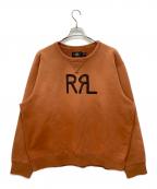RRLダブルアールエル）の古着「ロゴスウェット」｜ヴィンテージオレンジ