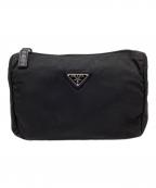 PRADAプラダ）の古着「ナイロンポーチ」｜ブラック