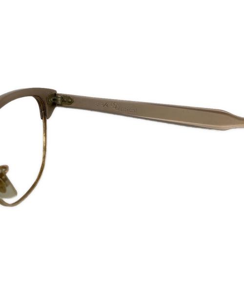 US optical（ユーエスオプティカル）US OPTICAL (ユーエスオプティカル) 50-60s 12KGF メガネ コンビネーション ピンク サイズ:不明の古着・服飾アイテム