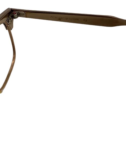 American Optical（アメリカン オプティカル）american optical (アメリカン オプティカル) 50-60s サーモント 12KGF メガネ  ピンク サイズ:不明の古着・服飾アイテム