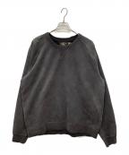 RRLダブルアールエル）の古着「フレンチテリークルーネック長袖スウェット」｜ダークグレー