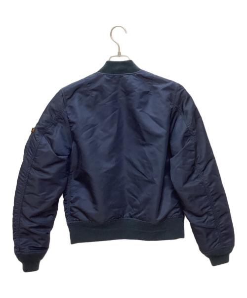 ALPHA（アルファ）ALPHA (アルファ) MA-1 フライトジャケット ネイビー サイズ:Lの古着・服飾アイテム