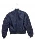 ALPHA (アルファ) MA-1 フライトジャケット ネイビー サイズ:L：5000円