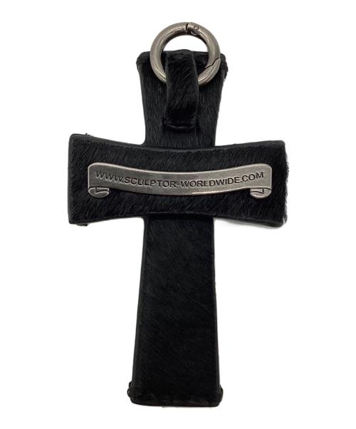 sculptor（スカルプター）sculptor (スカルプター) Cross Hair On Strap Wallet Black ブラック 未使用品の古着・服飾アイテム