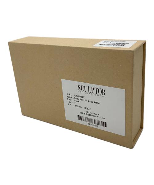 sculptor（スカルプター）sculptor (スカルプター) Cross Hair On Strap Wallet Black ブラック 未使用品の古着・服飾アイテム